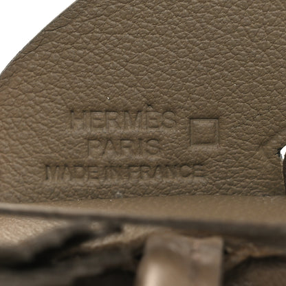 Hermes Milo Lambskin Matte Alligator Touch Grigri Rodeo Pegase Horse Bag Charm PM Beige Marfa Vert Jade 3 of 4