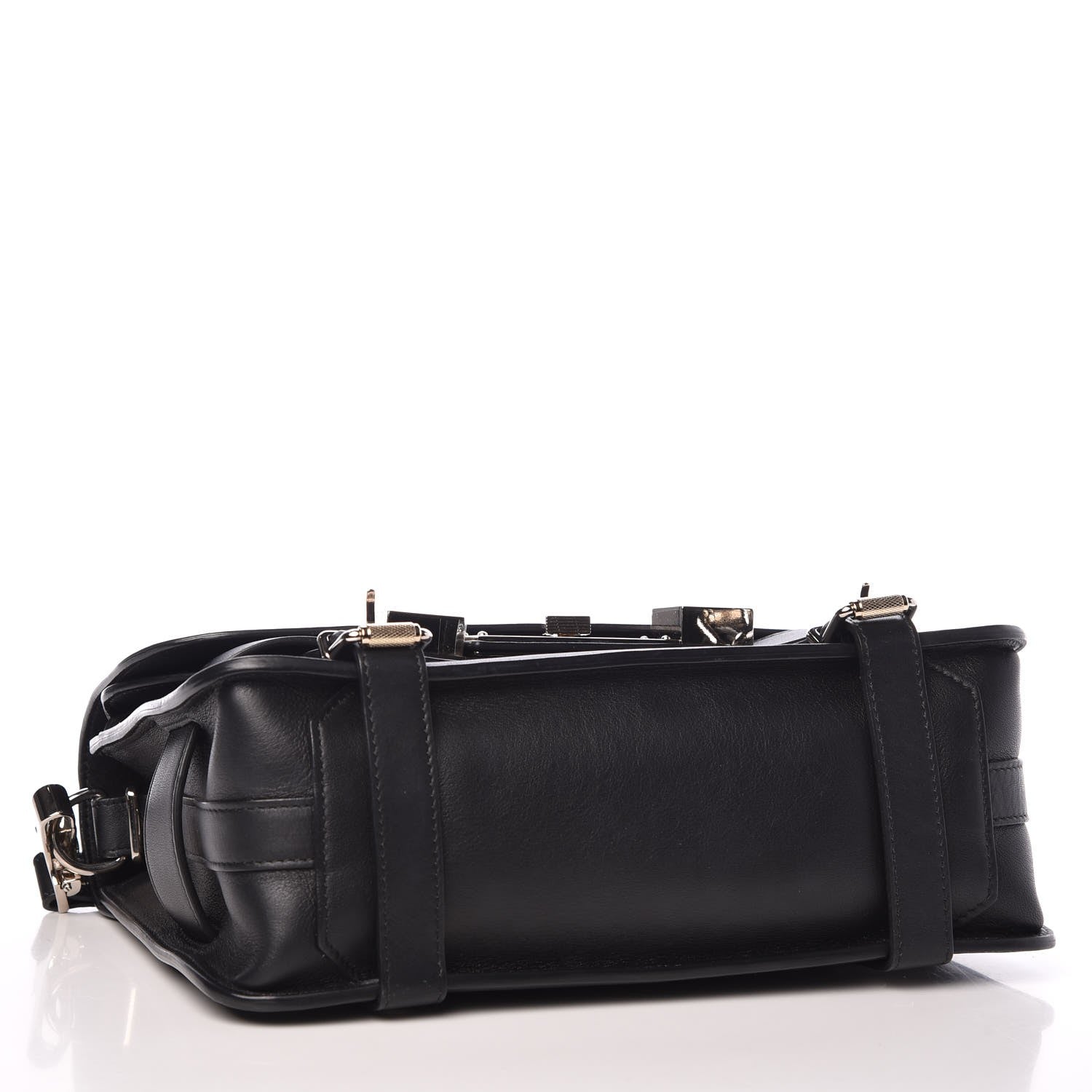 Proenza Schouler Smooth Calfskin PS11 Classic Shoulder Bag Black 4 of 12