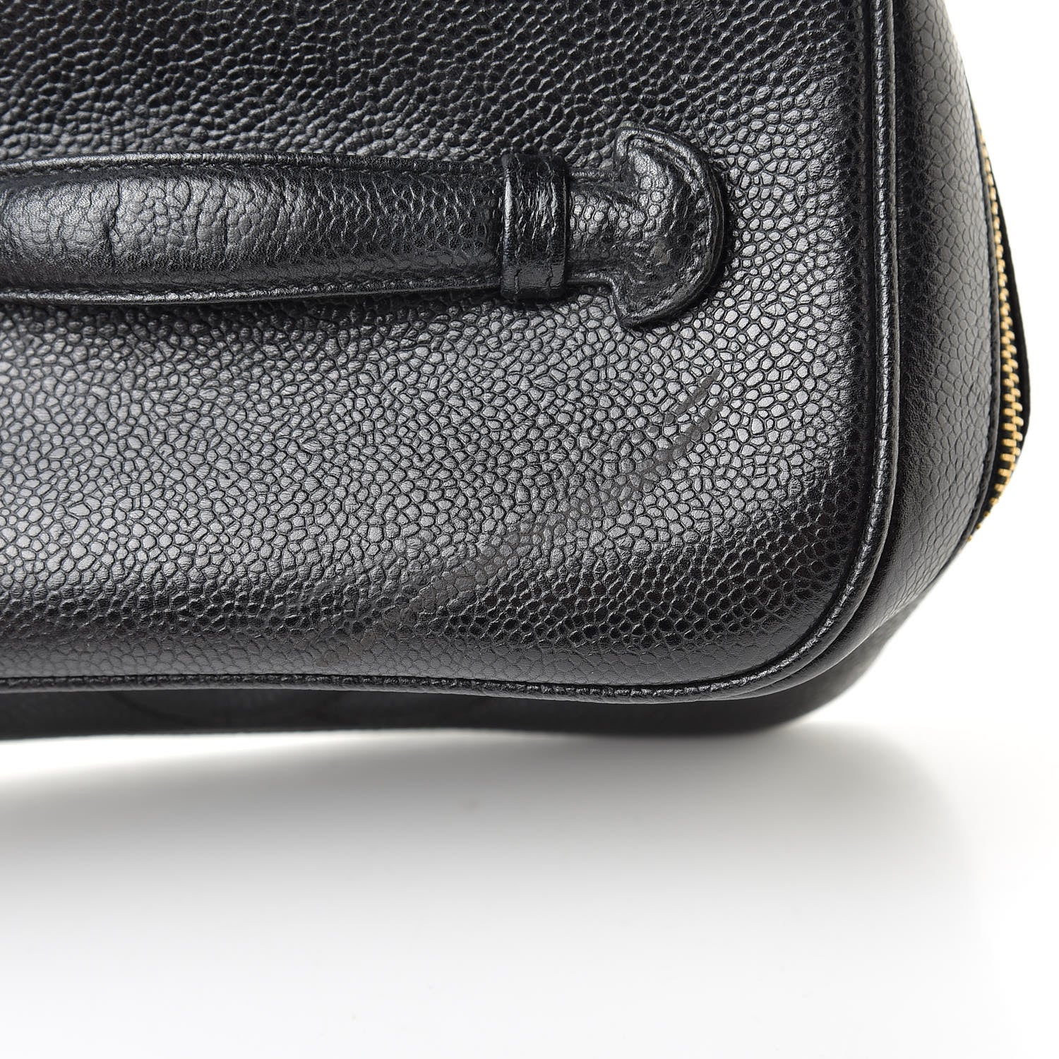 Chanel Caviar Vanity Cosmetic Case Black 9 of 13