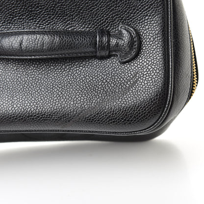 Chanel Caviar Vanity Cosmetic Case Black 9 of 13