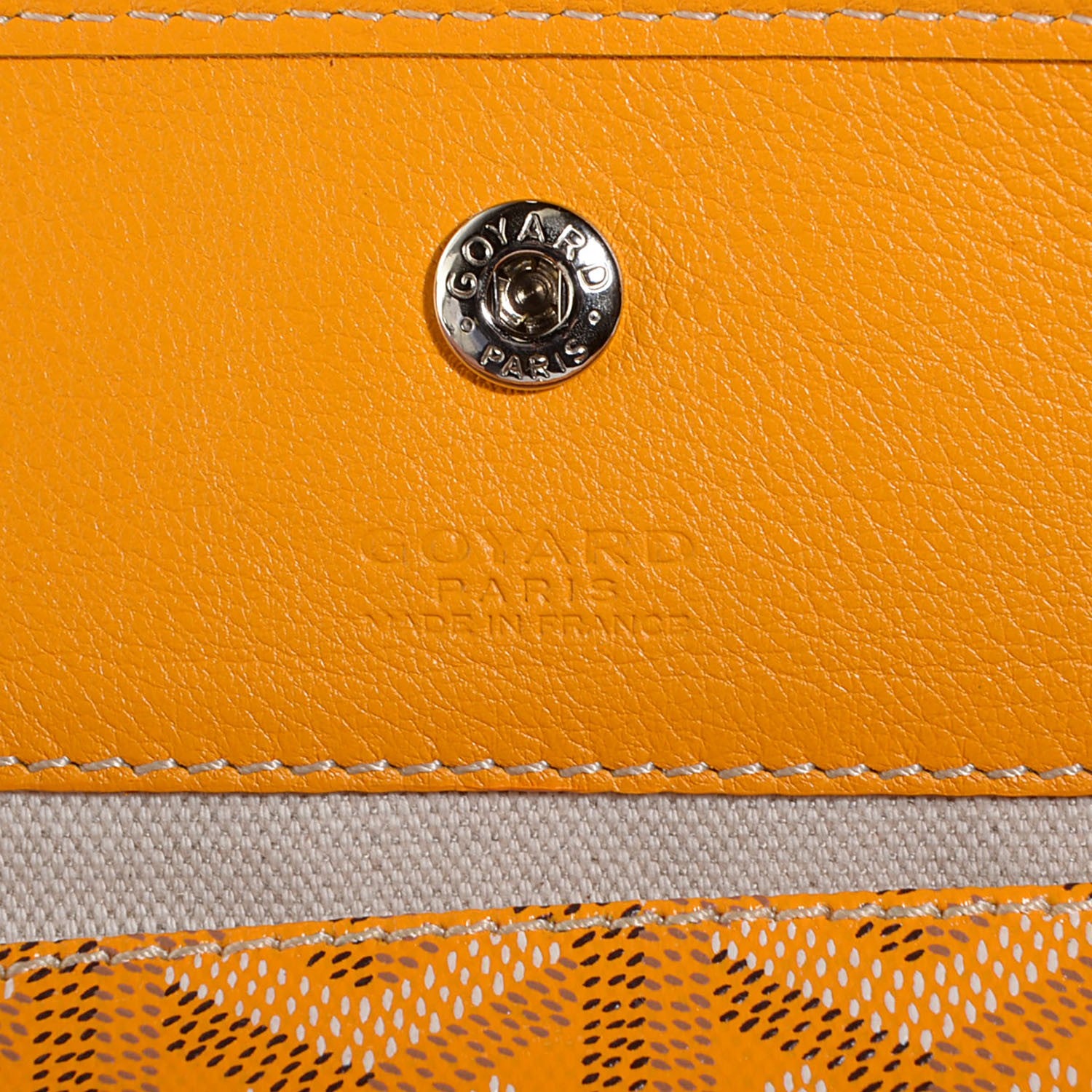 Goyard Goyardine Saint Louis GM Yellow 7 of 10