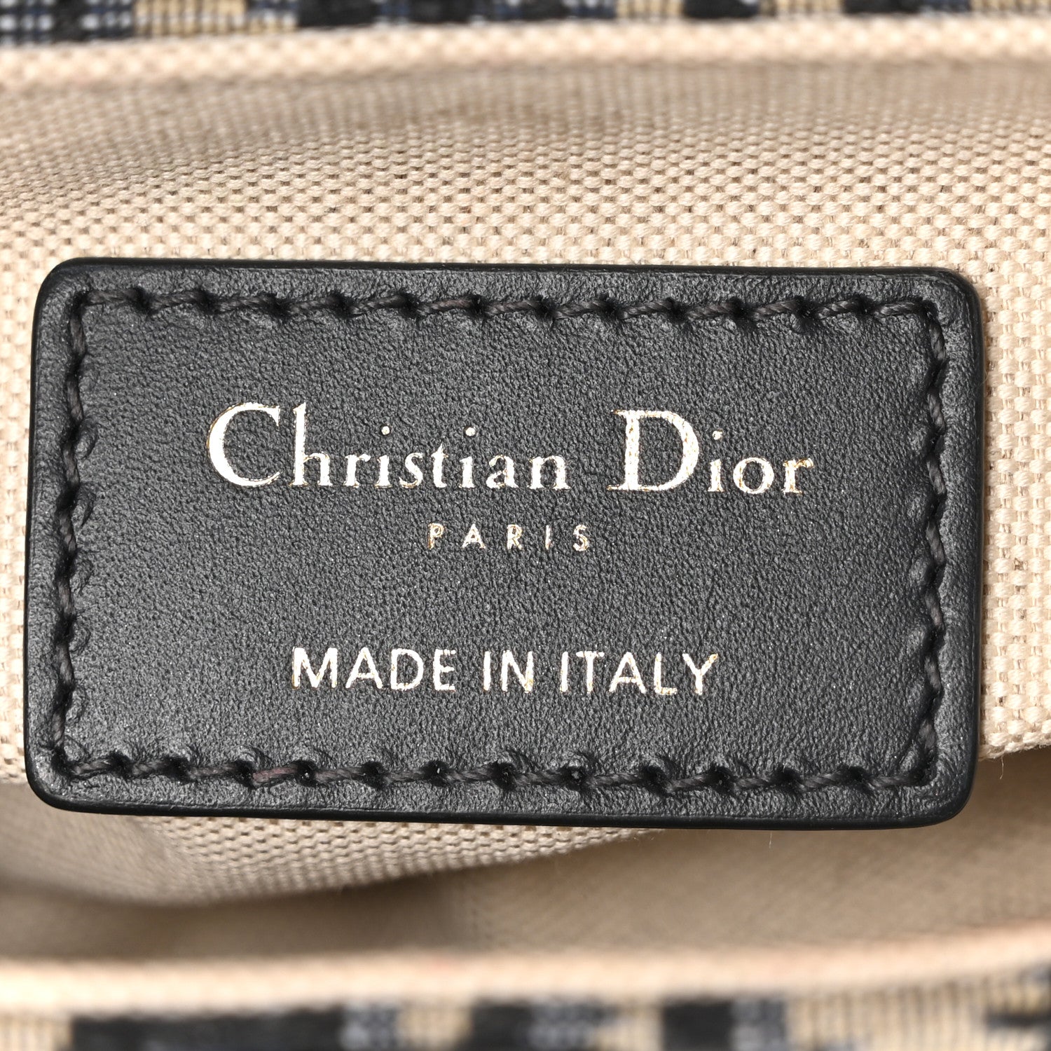 Christian Dior Oblique Mini Saddle Bag Blue 6 of 10