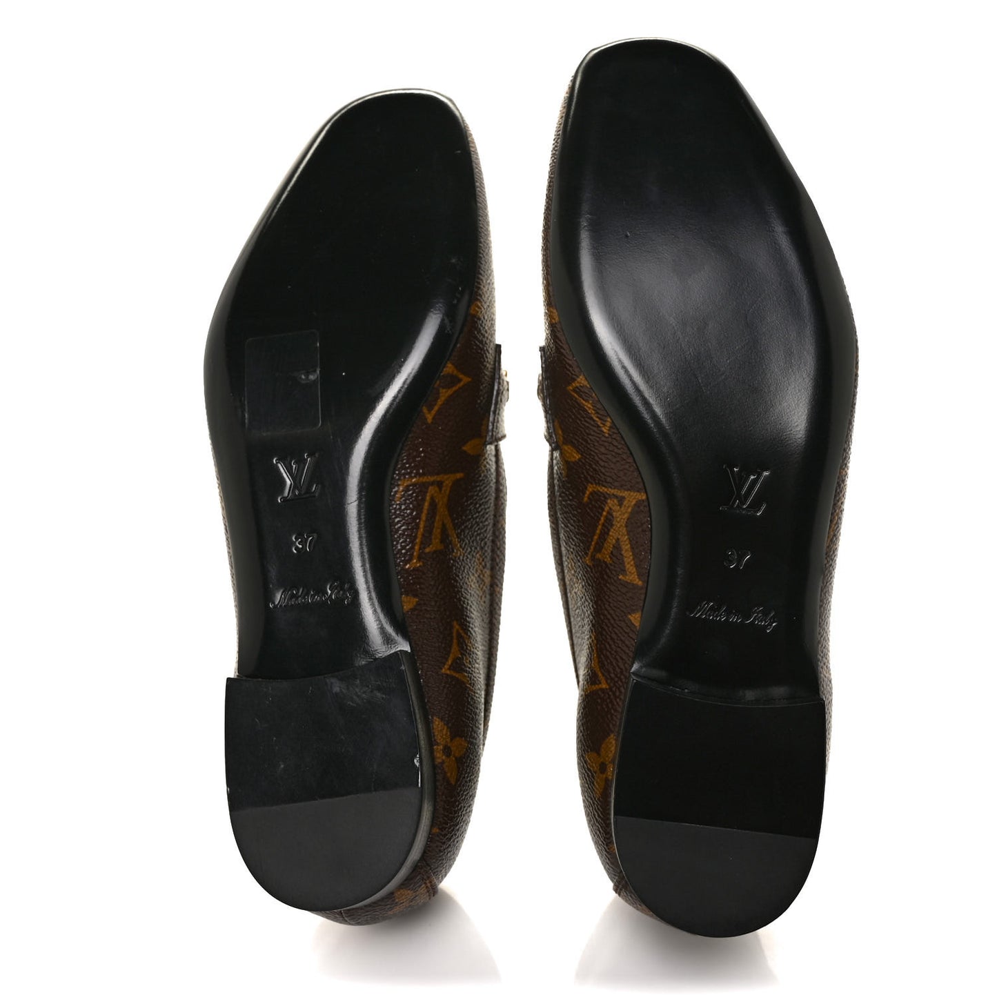 Monogram Upper Case Flat Loafer 37