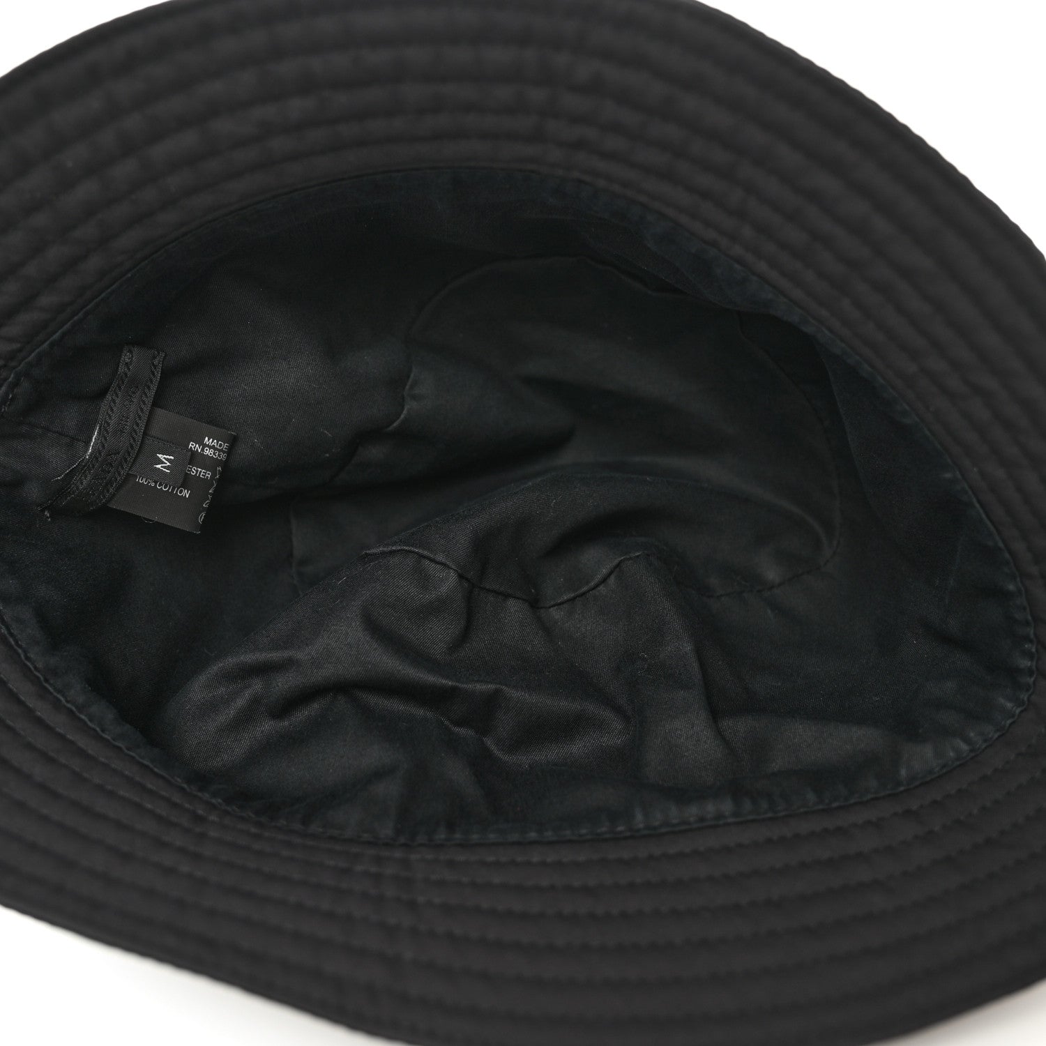Prada Technical Nylon Linea Rossa Bucket Hat M Black 7 of 11