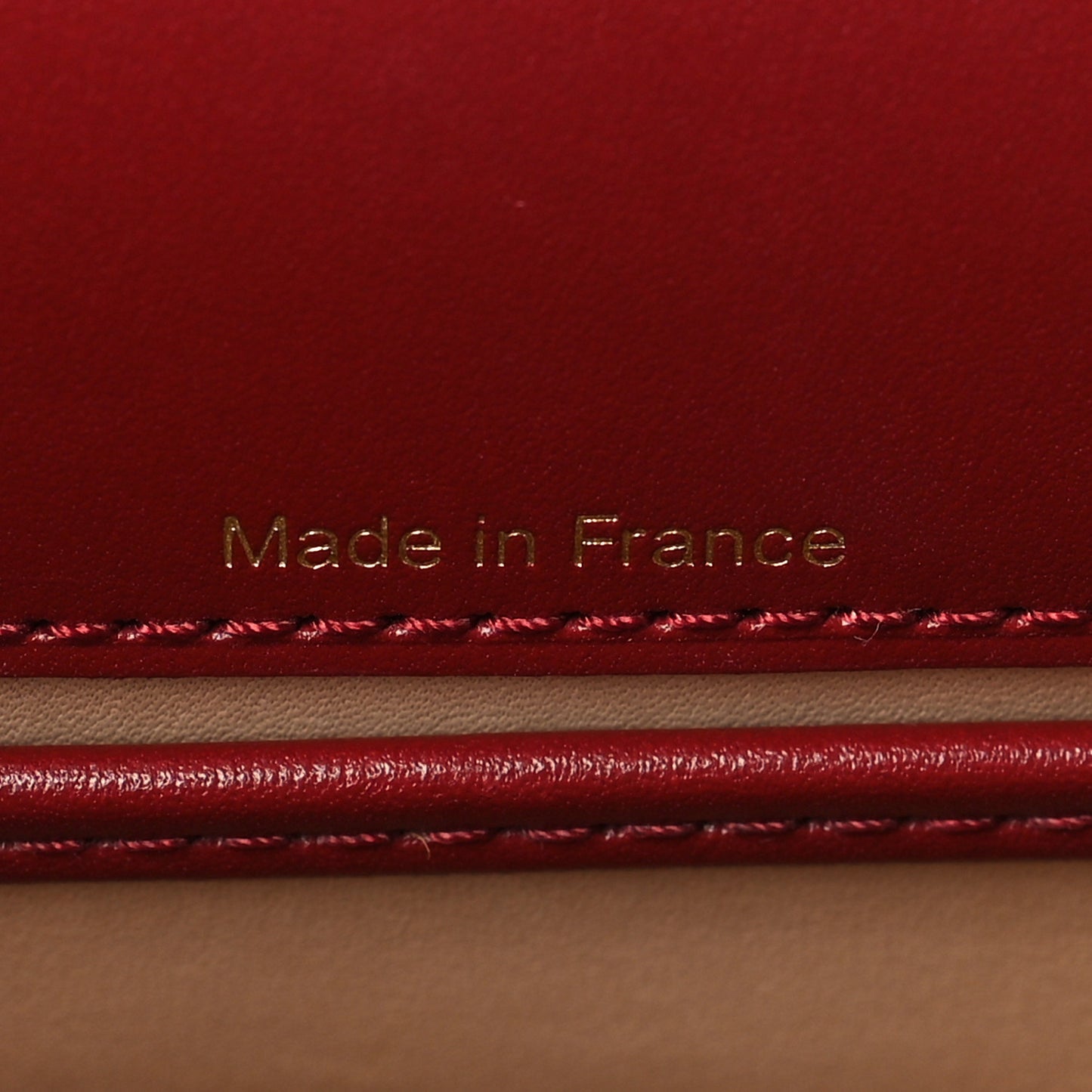 Box Calfskin Mini Brillant Satchel Red