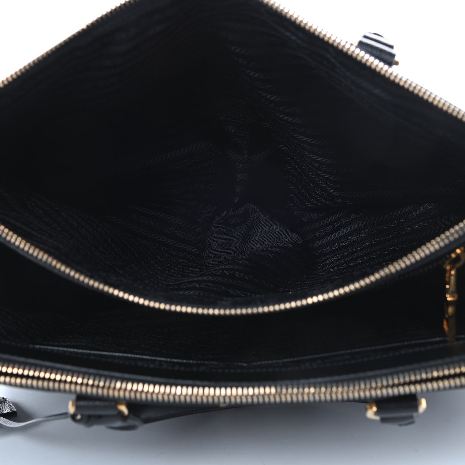 Prada Saffiano Medium Galleria Double Zip Tote Black 5 of 19