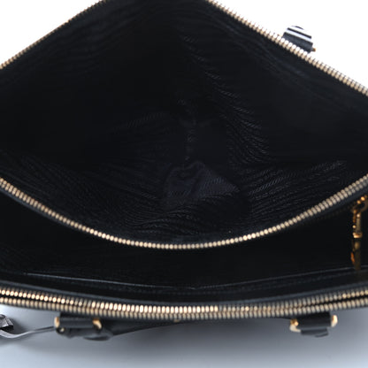 Prada Saffiano Medium Galleria Double Zip Tote Black 5 of 19