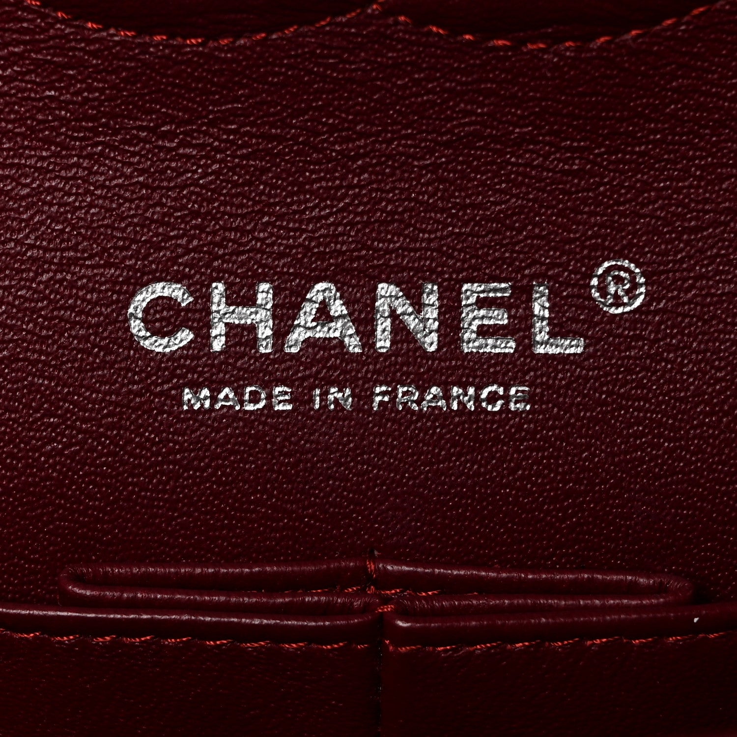 Chanel Patent Calfskin Quilted Medium Double Flap Dark Red 6 of 14