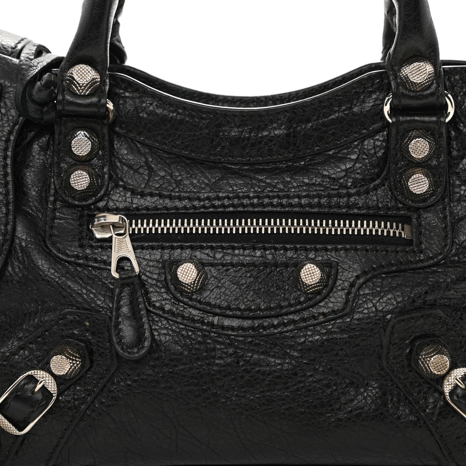 Balenciaga Agneau Giant 12 Silver Hardware Mini City Black 9 of 9
