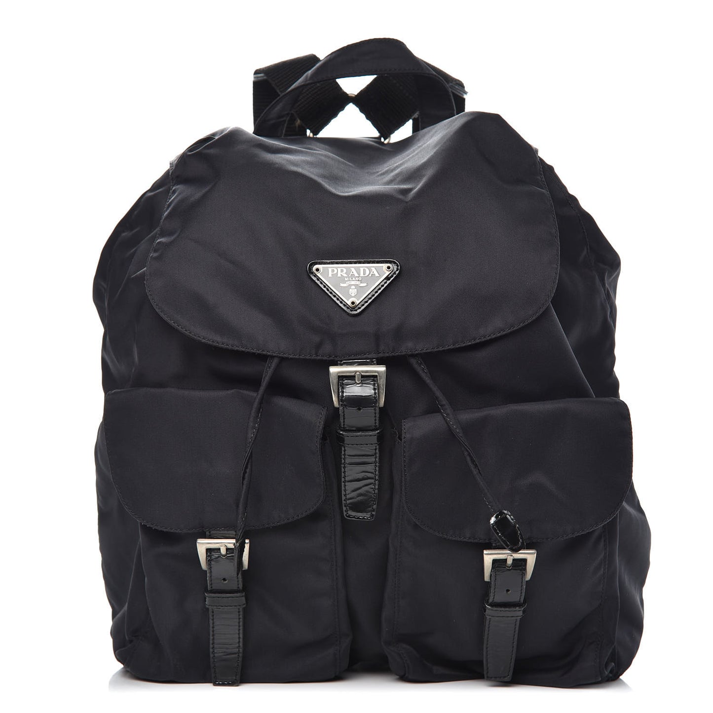 Nylon Vela Medium Backpack Black