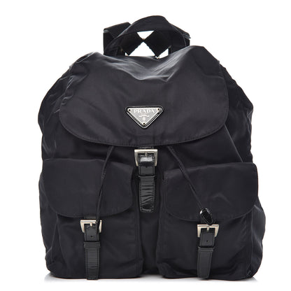 Prada Nylon Vela Medium Backpack Black 1 of 12