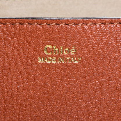 Chloe Grained Lambskin Mini Drew Shoulder Bag Foxy Orange 6 of 7
