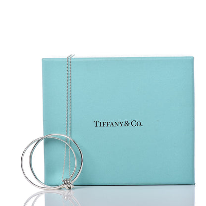 Tiffany Sterling Silver Large Paloma's Melody Circle Pendant Necklace 6 of 6