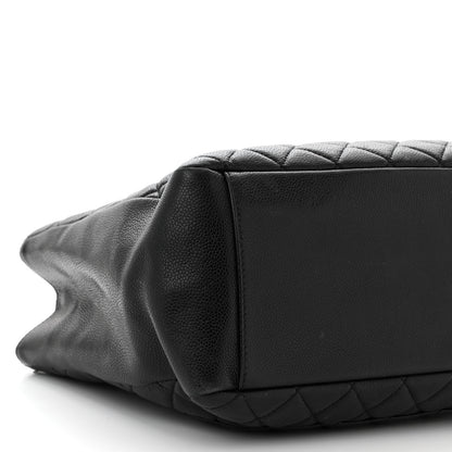 Chanel Caviar Quilted Grand Shopping Tote GST Black 10 of 12