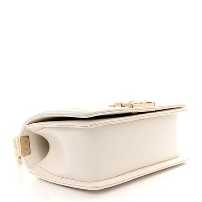 Chanel Caviar Quilted Small Boy Flap White 4 of 11