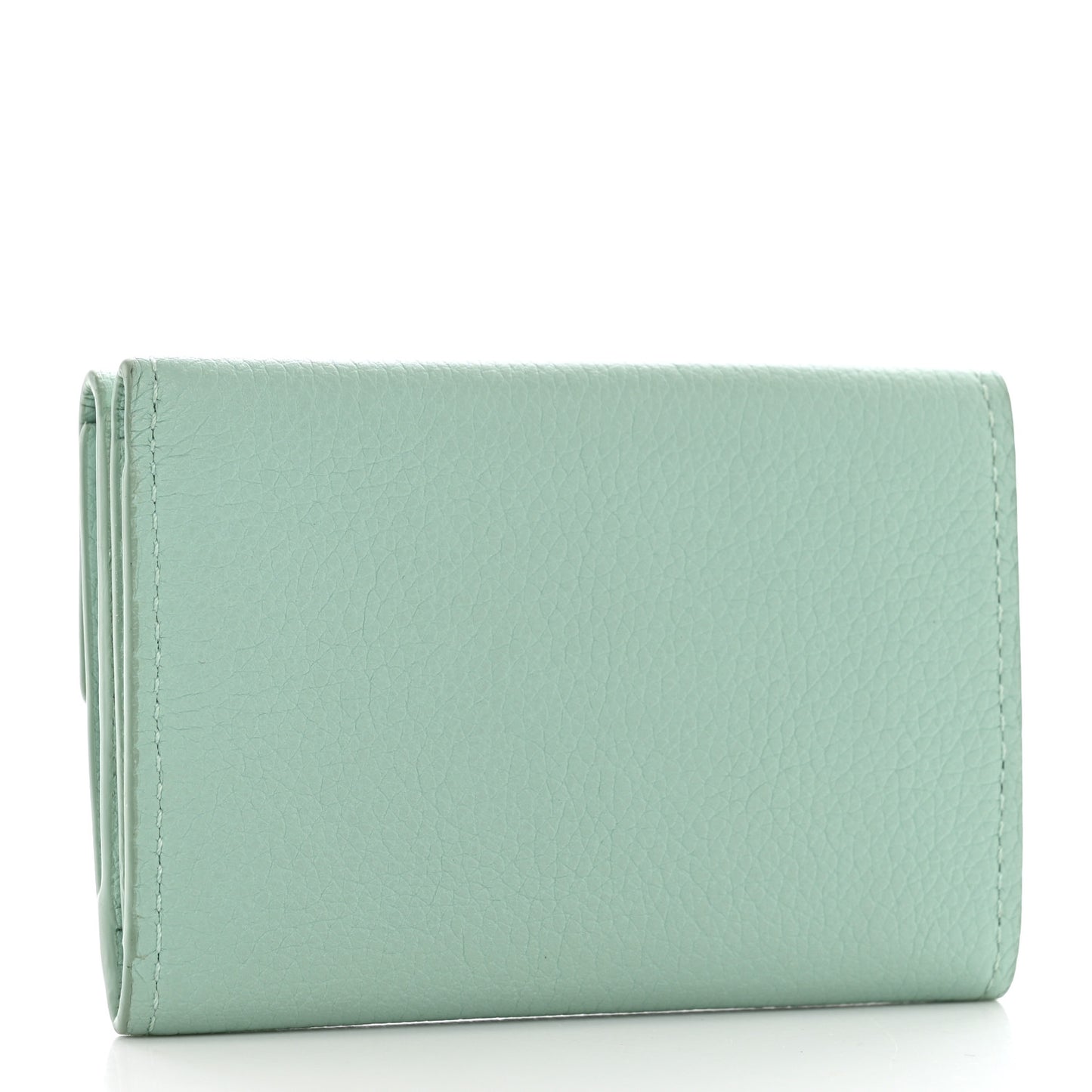 Calfskin Lockmini Wallet Menthe