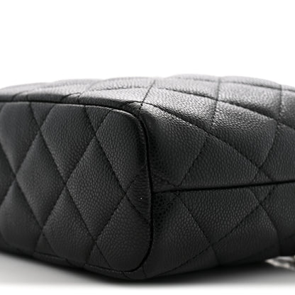 Chanel Caviar Quilted Hobo Clutch With Chain Black 10 of 11