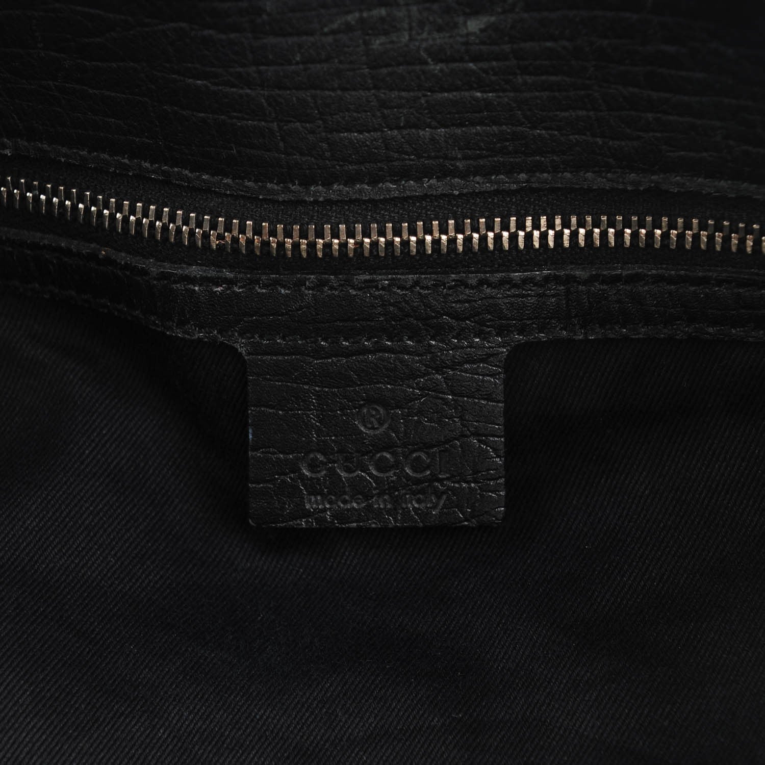 Gucci Monogram Large Horsebit Chain Hobo Black 6 of 8