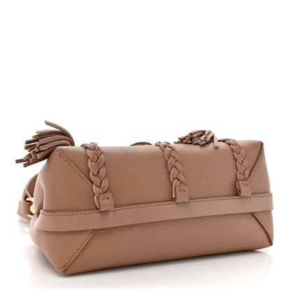 Chloe Grained Calfskin Mini Penelope Soft Shoulder Bag Woodrose 4 of 13