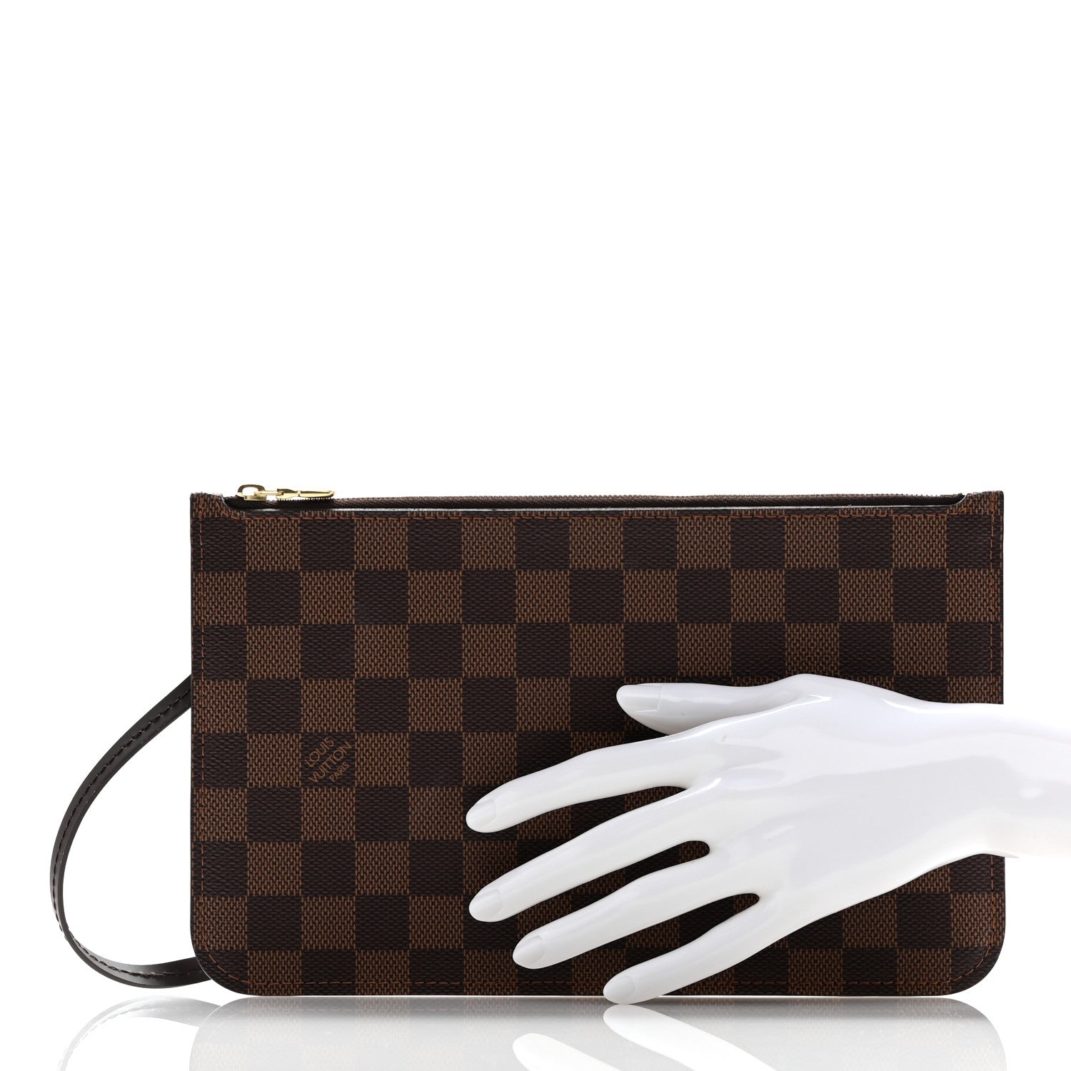 Louis Vuitton Damier Ebene Neverfull MM GM Pochette 2 of 7