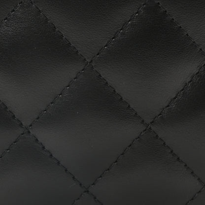 Chanel Lambskin Quilted Waist Belt Bag Black 8 of 10