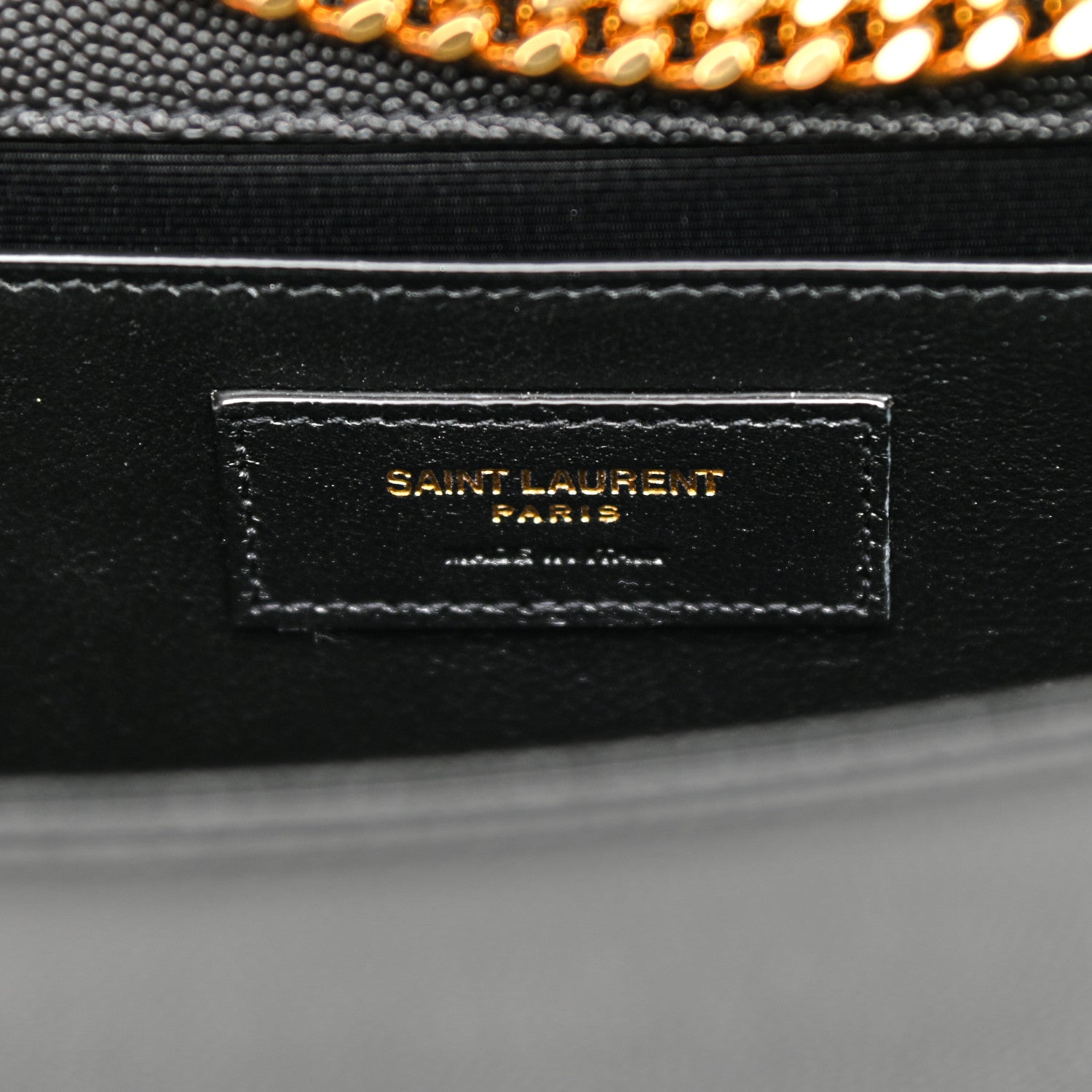 Saint Laurent Grain De Poudre Small Monogram Kate Satchel Black 7 of 10