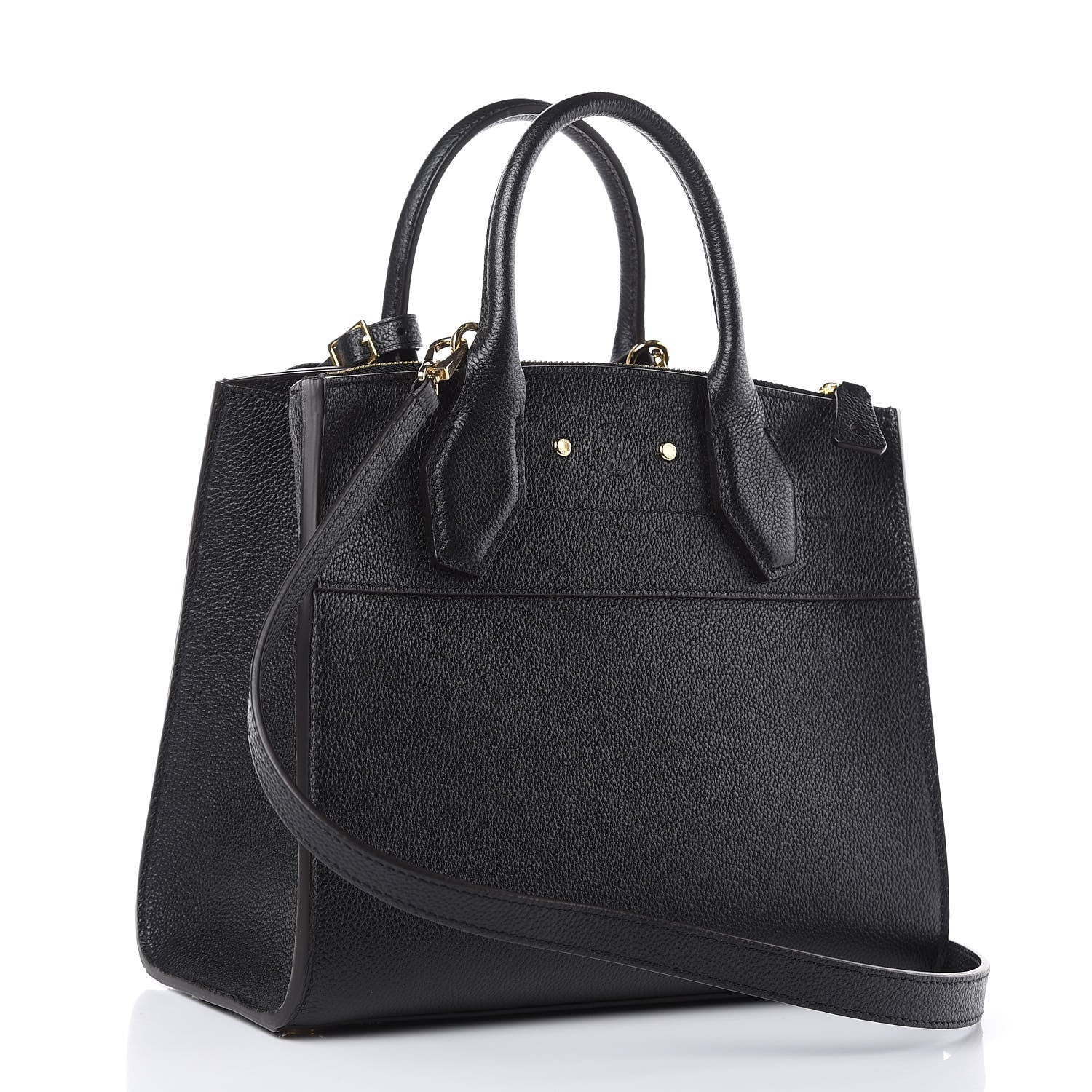 Louis Vuitton Taurillon City Steamer PM Black 3 of 10