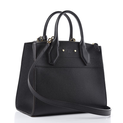 Louis Vuitton Taurillon City Steamer PM Black 3 of 10