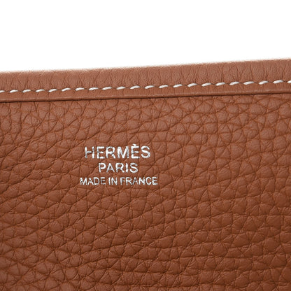 Hermes Taurillon Clemence Evelyne III GM Gold 6 of 7