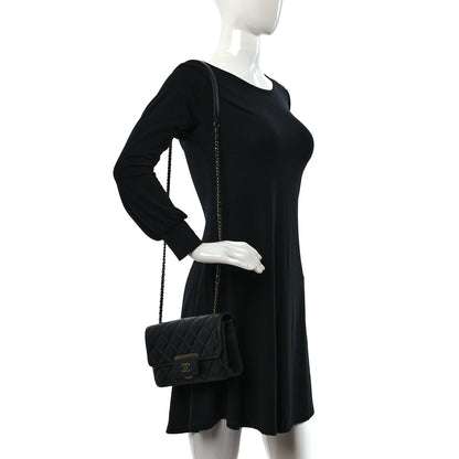 Chanel Sheepskin Quilted Mini Beauty Lock Flap Black 2 of 11