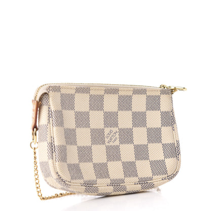 Louis Vuitton Damier Azur Mini Pochette Accessories 3 of 7