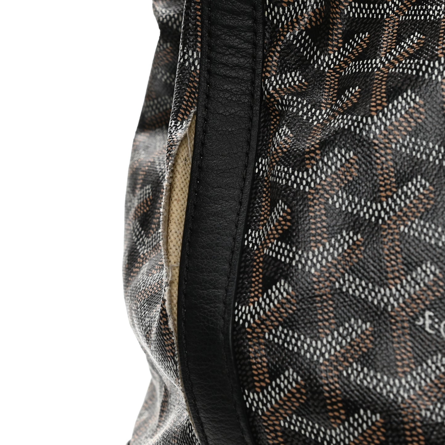 Goyardine Petit Flot Bucket Bag PM Black