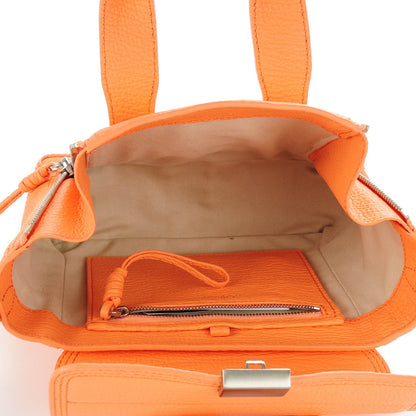 3.1 Phillip Lim 3.1 Textured Calfskin Mini Pashli Satchel Melon 5 of 7