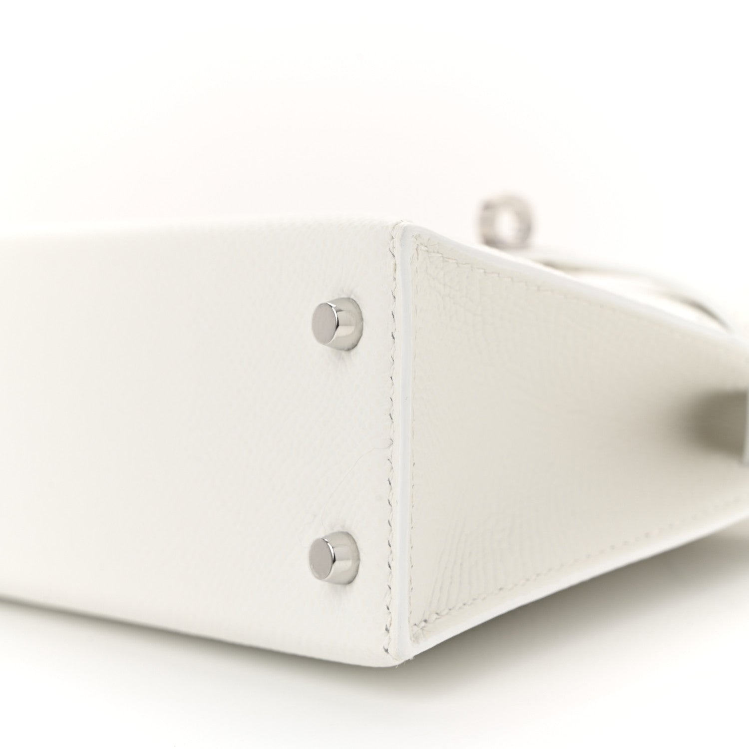 Hermes Epsom Mini Kelly Sellier 20 New White 15 of 19