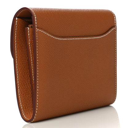 Hermes Epsom Constance Short Wallet Gold 3 of 13