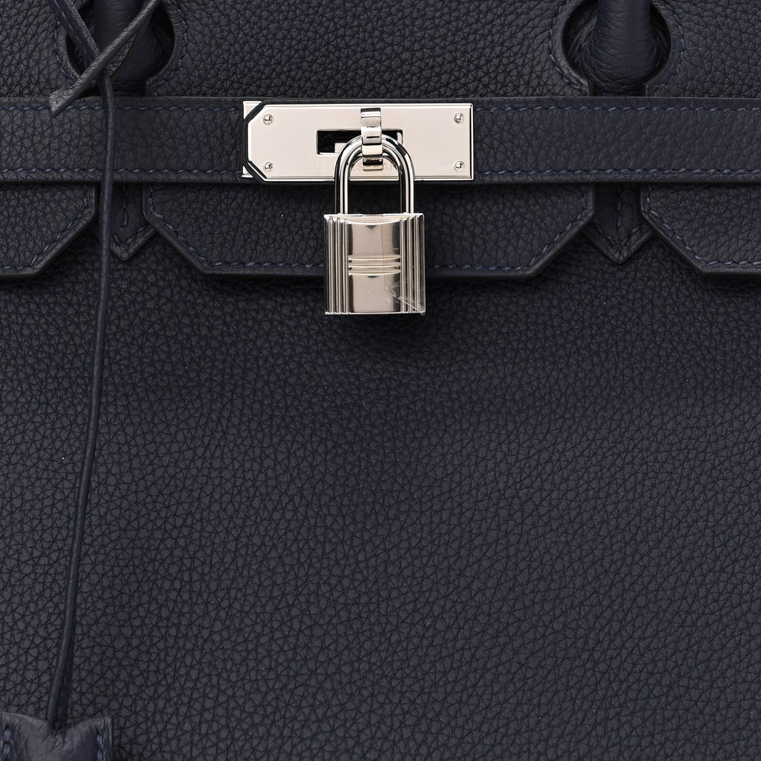 Hermes Togo Swift Officier Birkin 35 Bleu Nuit Vert Cypress 8 of 11
