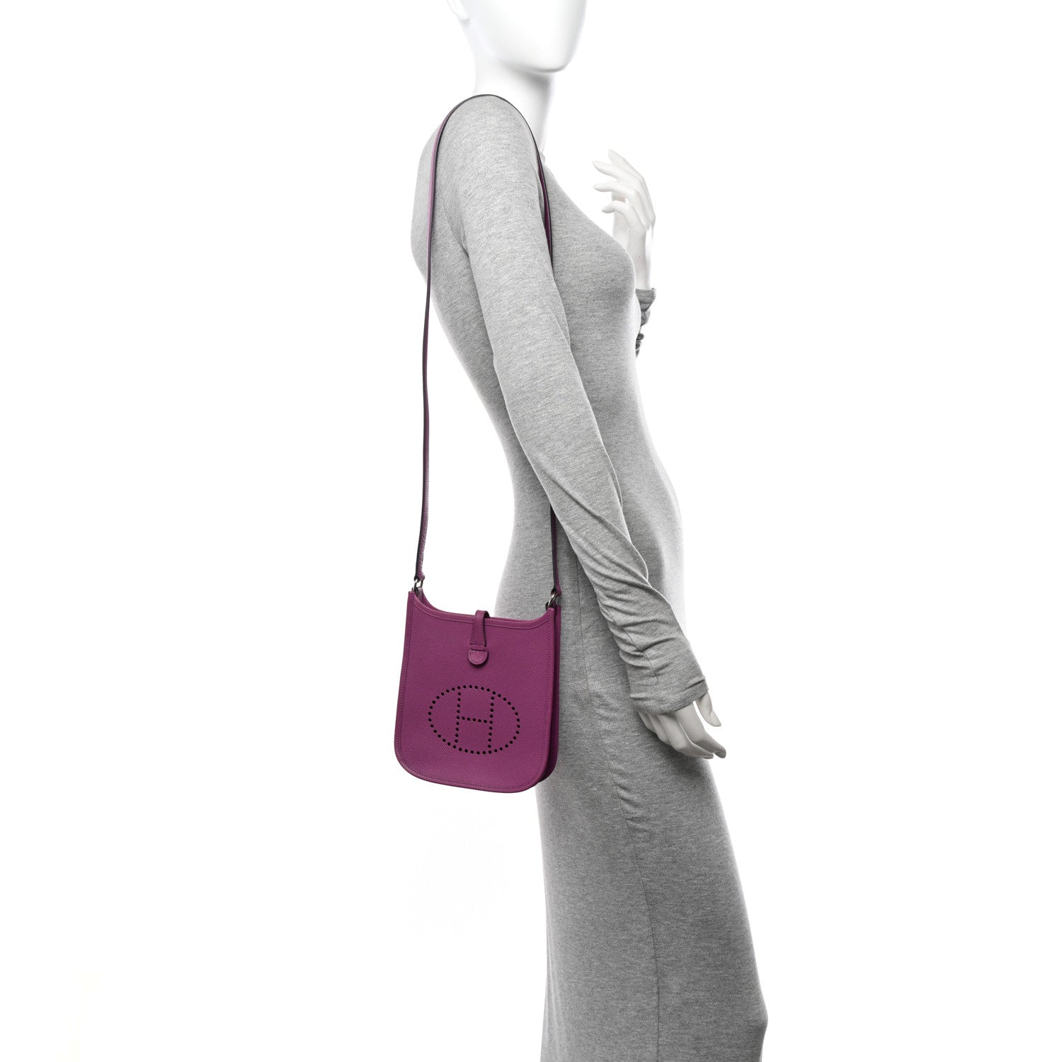 Hermes Epsom Evelyne TPM Cyclamen 2 of 18