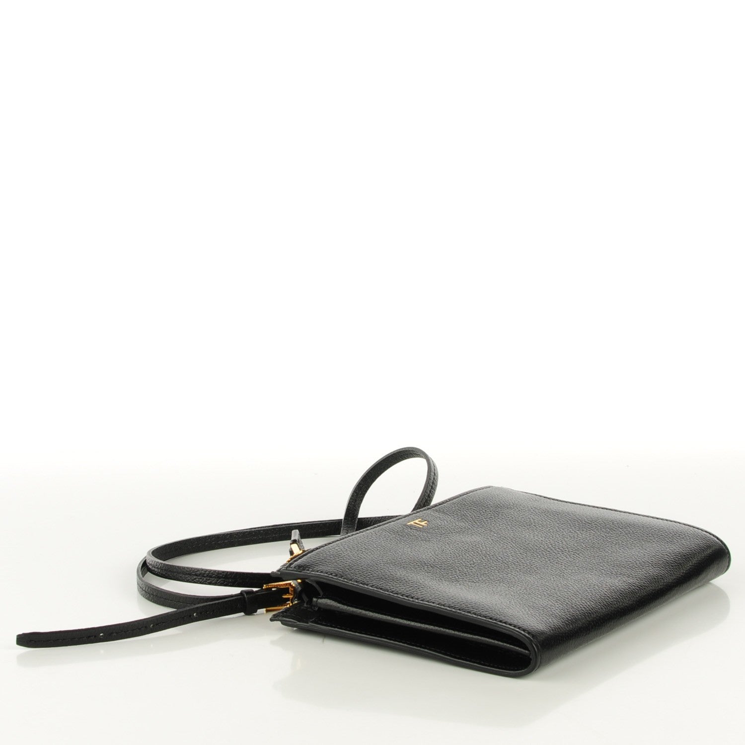 Tom Ford Calfskin Triple Zip Crossbody Bag Black 3 of 7