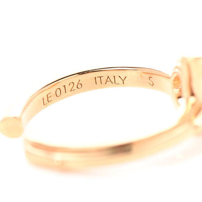 Louis Vuitton LV And Me Letter B Ring S Gold 4 of 5