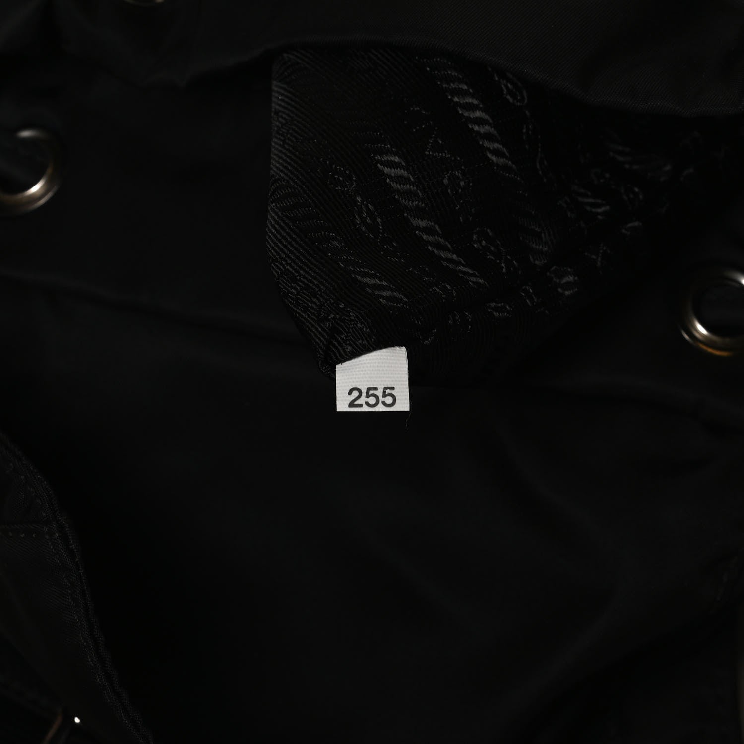 Prada Tessuto Nylon Saffiano Small Backpack Black 6 of 12