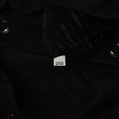 Prada Tessuto Nylon Saffiano Small Backpack Black 6 of 12