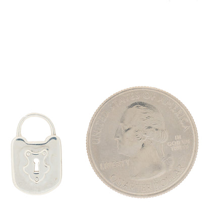 Tiffany Sterling Silver Mini Padlock Charm 2 of 3