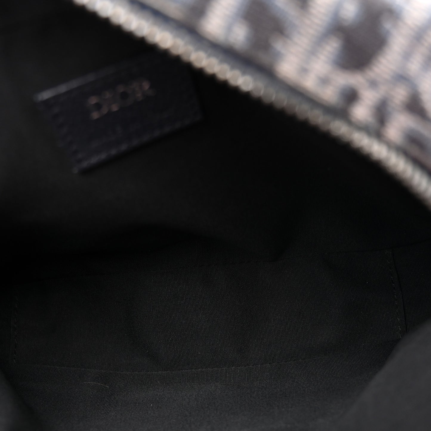 HOMME Oblique Jacquard Safari Messenger Navy Blue
