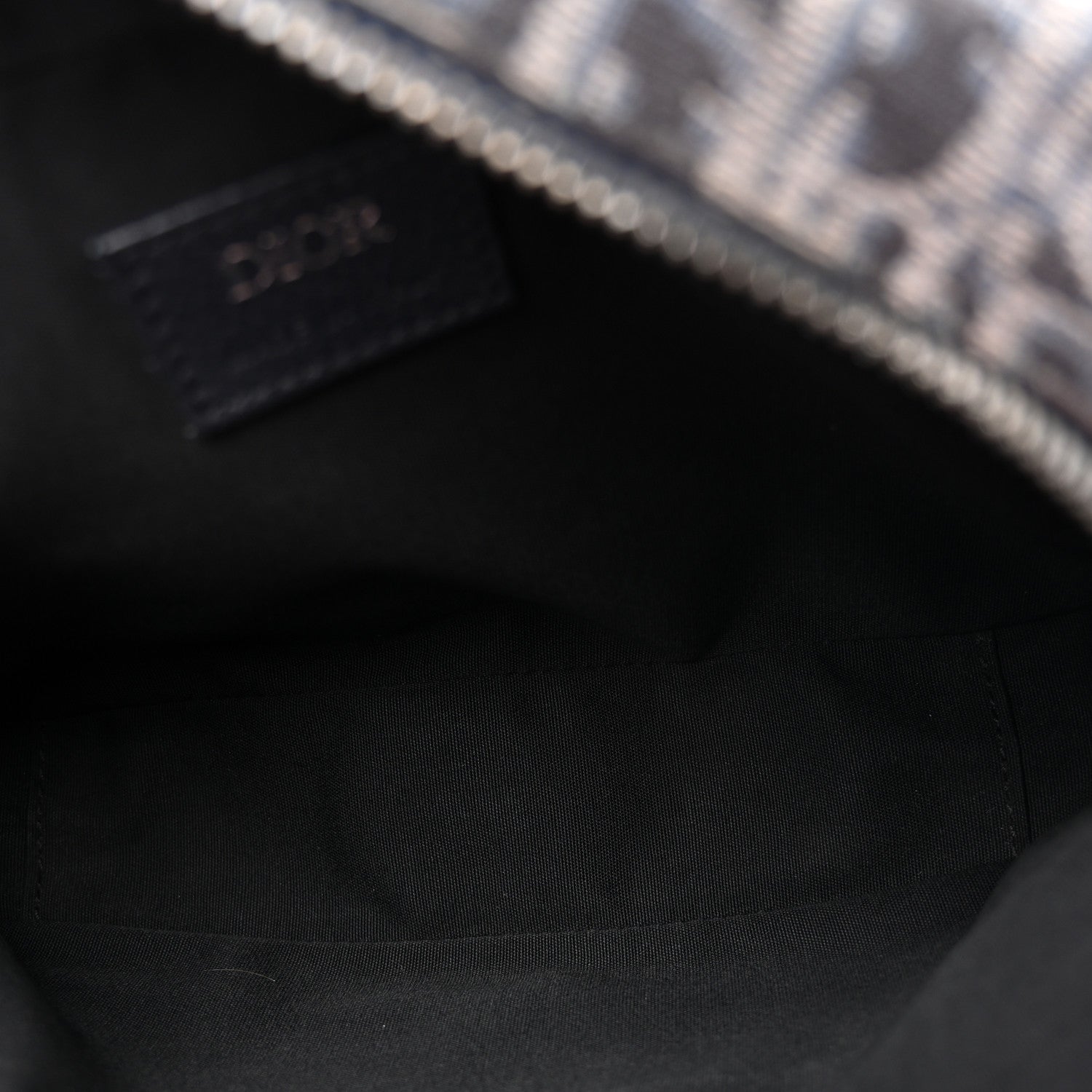 Christian Dior HOMME Oblique Jacquard Safari Messenger Navy Blue 5 of 9