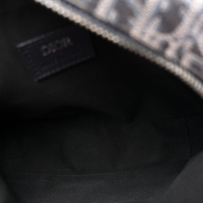 Christian Dior HOMME Oblique Jacquard Safari Messenger Navy Blue 5 of 9