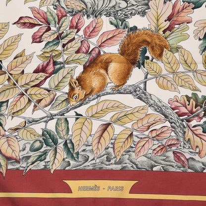 Hermes Silk Casse Noisette Scarf 90 3 of 9