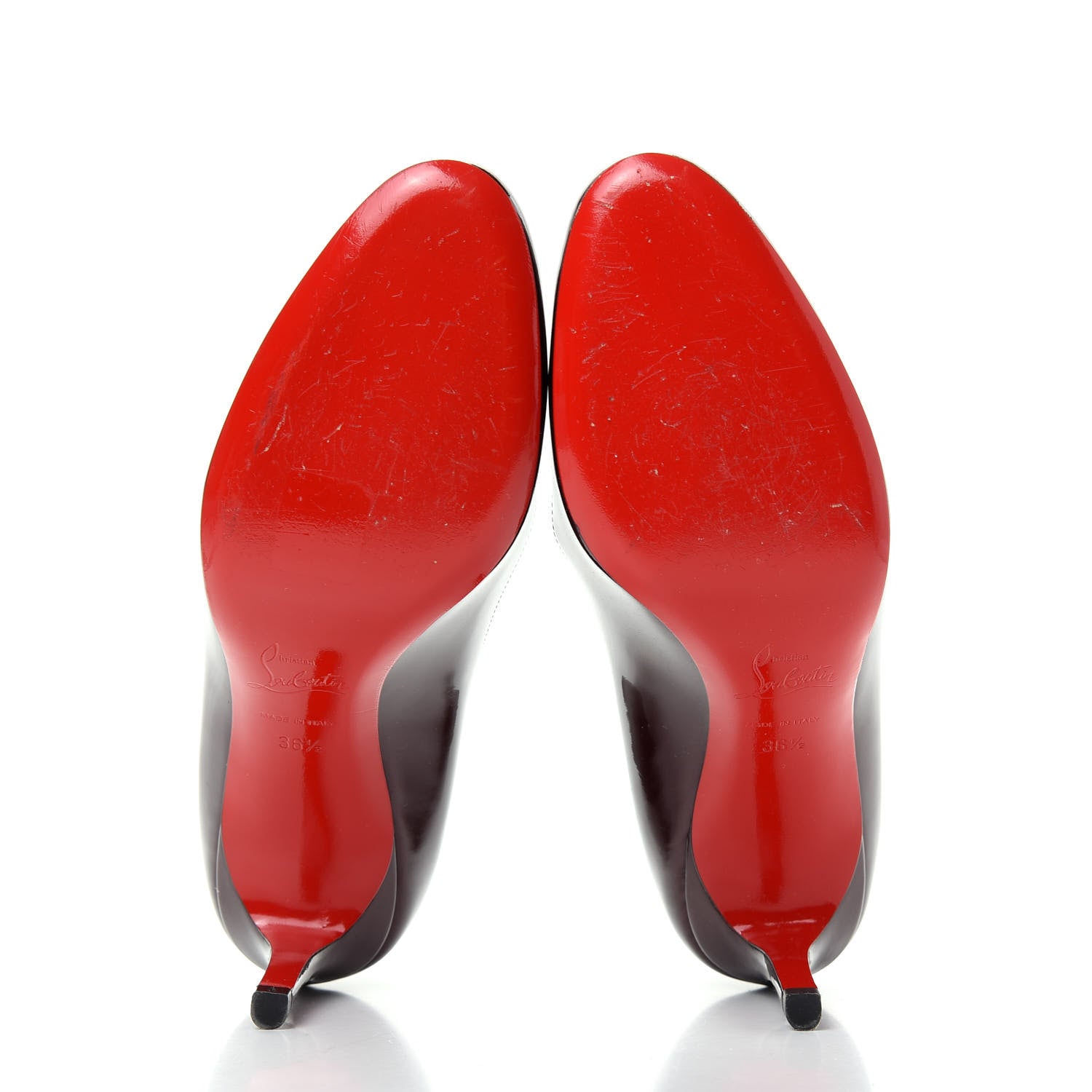 Christian Louboutin Patent Simple 70 Pumps 36.5 Burgundy 6 of 9