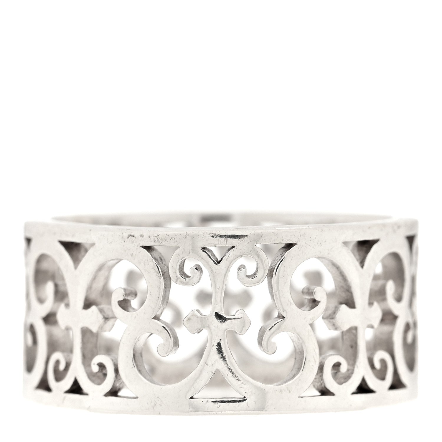 Tiffany Sterling Silver Wide Enchant Ring 56 7.5 1 of 4