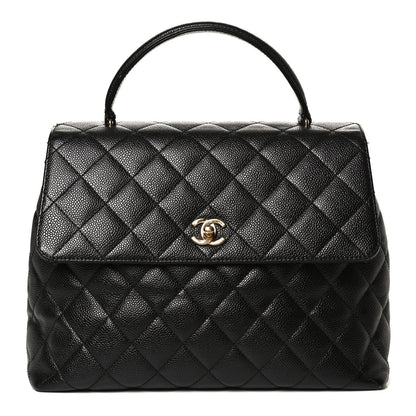 Chanel Caviar Quilted Jumbo Kelly Flap Black 1 of 11