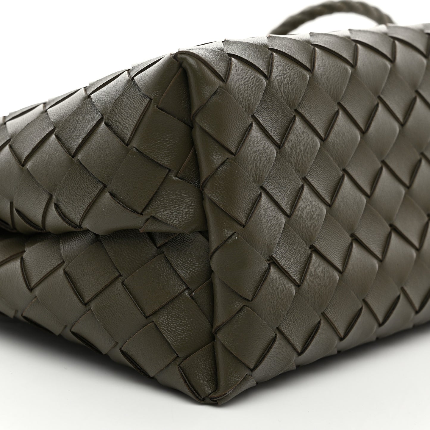 Nappa Intrecciato Small Andiamo Shoulder Bag Cypress